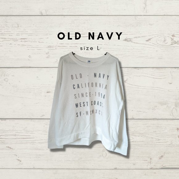 Old Navy NWT White Oversized Sweatshirt NWT - Picture 1 of 3